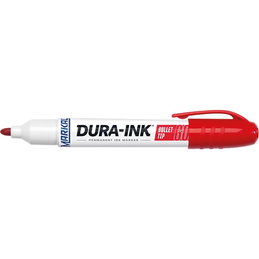 Marqueur indélébile rouge pointe ronde 3mm MARKAL - 08802