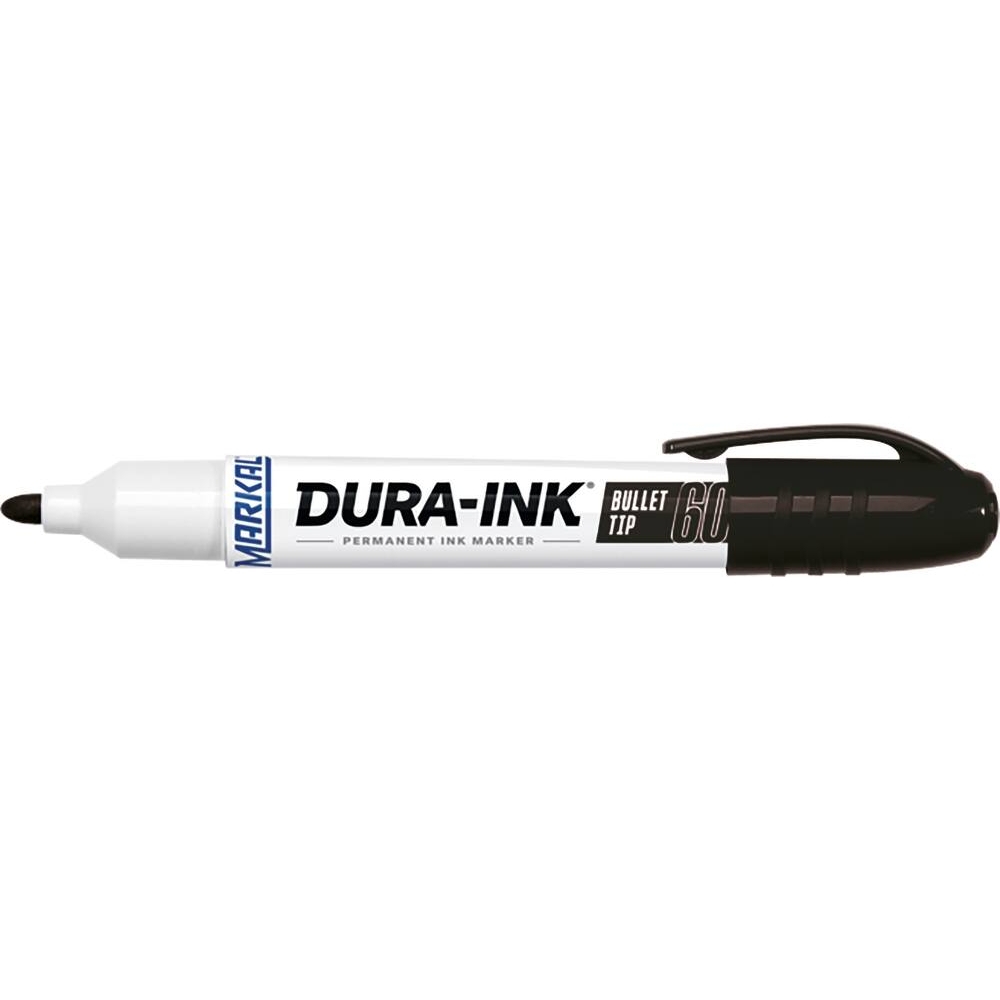 Marqueur indélébile noir pointe ronde 3mm MARKAL - 08803