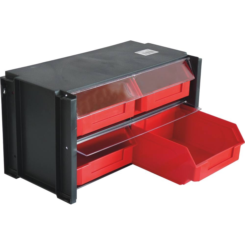Module de rangement 4 boîtes à bec 160x170x75mm avec vitre transparente TAYG - 09000