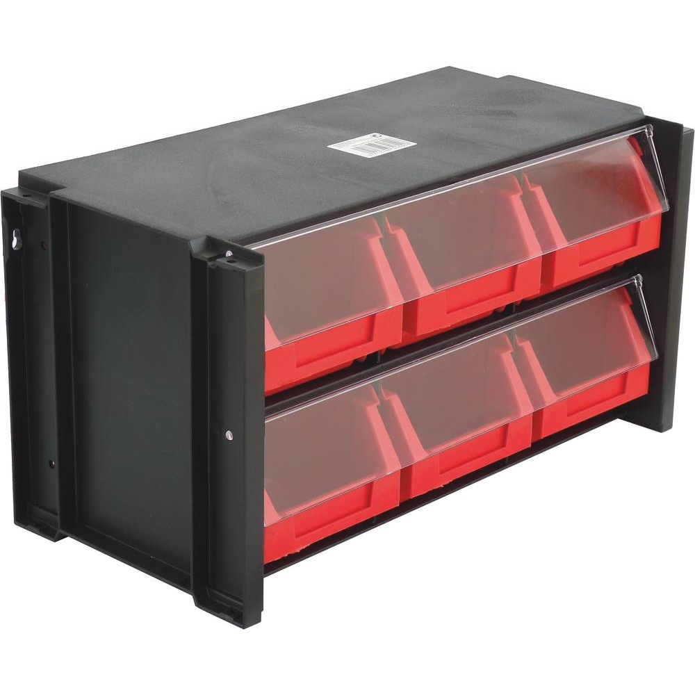 Module de rangement 6 boîtes à bec 102x170x75mm avec vitre transparente TAYG - 09005