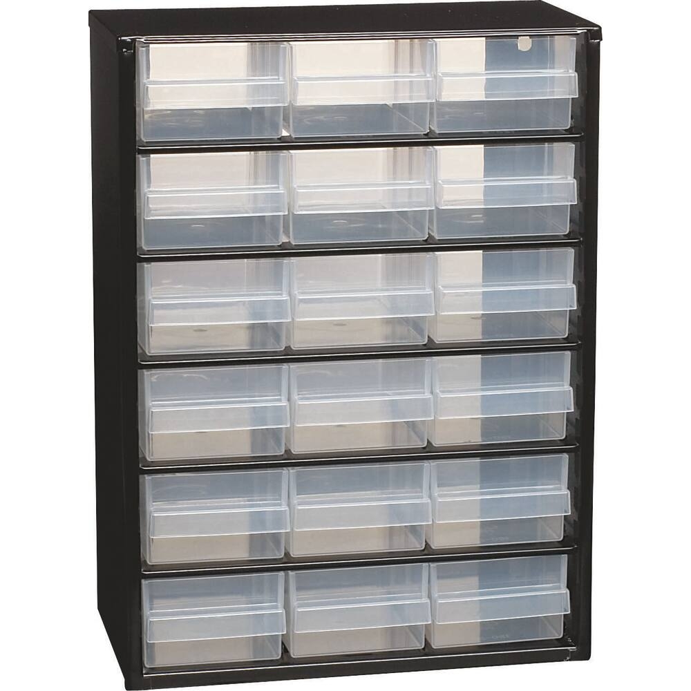 Armoire de rangement métallique 18 tiroirs 306x147x420mm RAACO - 09008