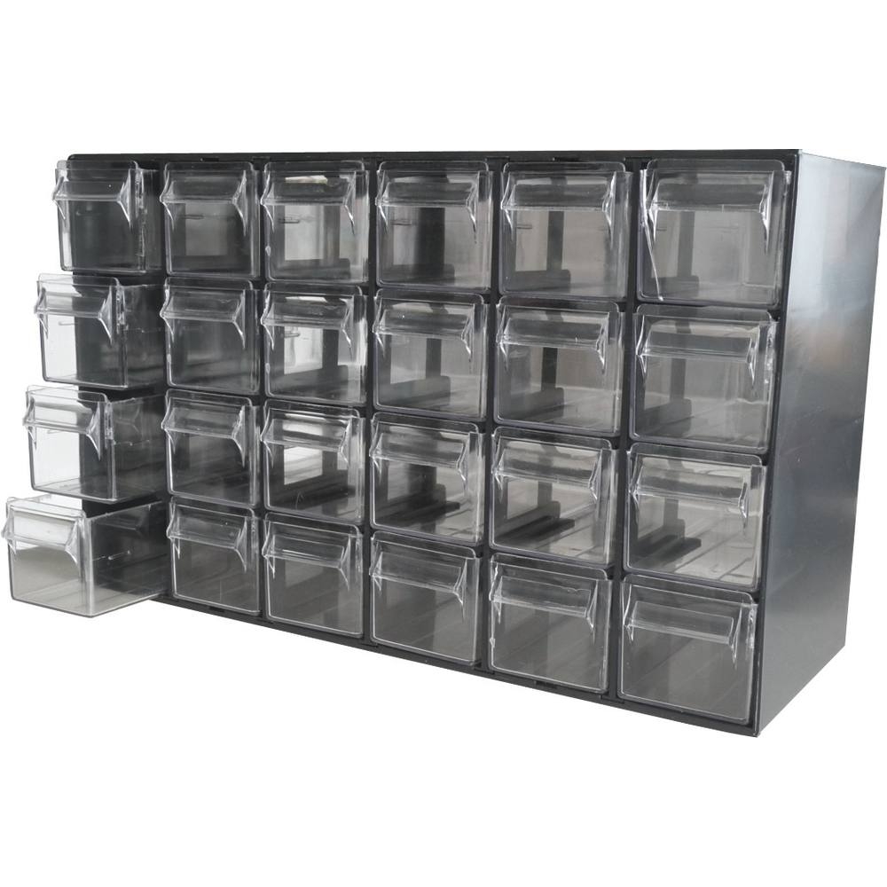 Armoire de rangement plastique 24 tiroirs 377x142x228mm - 09022