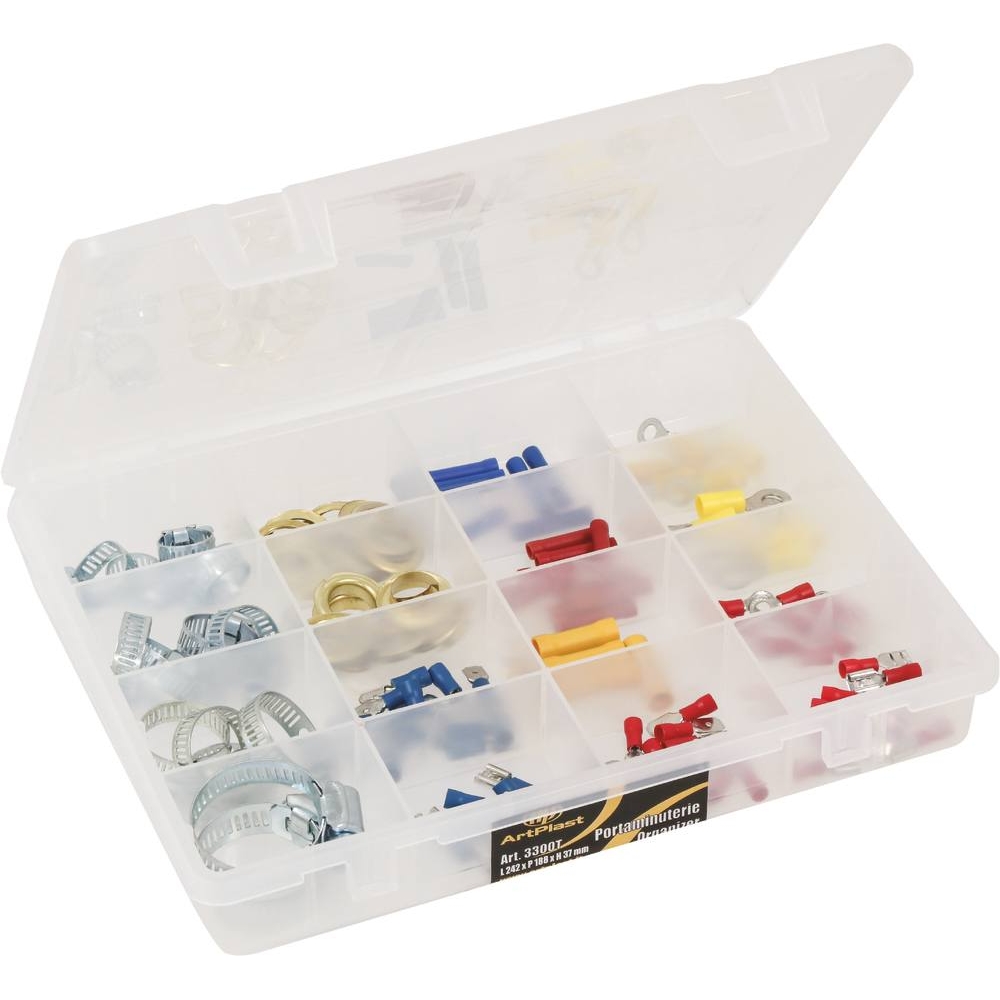 Boîte de rangement 16 cases 242x188x37mm - 09023