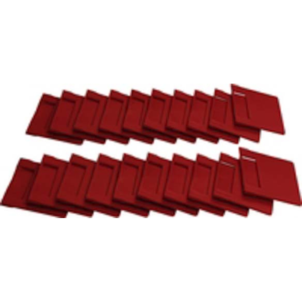 Kit 20 separateurs plastiques 103x79mm rouges p/09051 TAYG - 09045