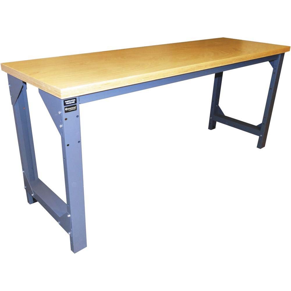 Etabli plateau bois 2000x630mm 1T - 9054