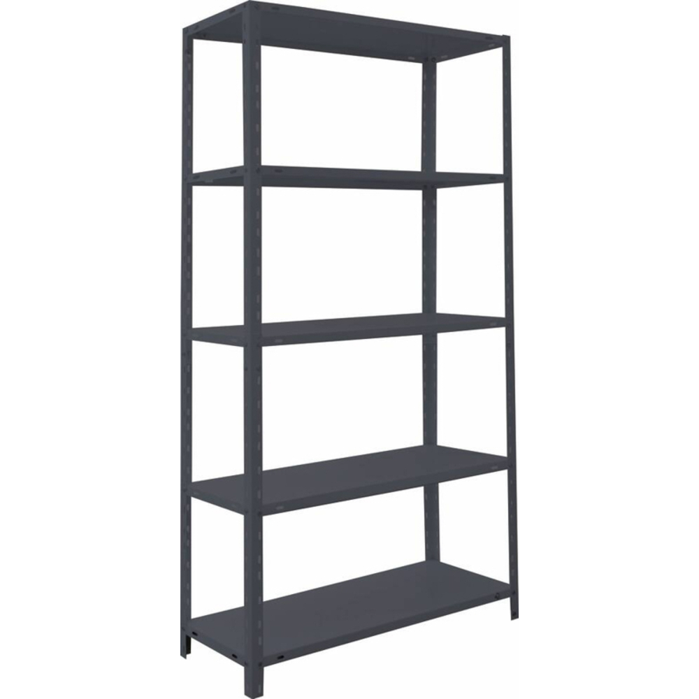 Etagère métallique à visser 5 tablettes métalliques 1700x750x300mm max 200kg STILKER - 09062