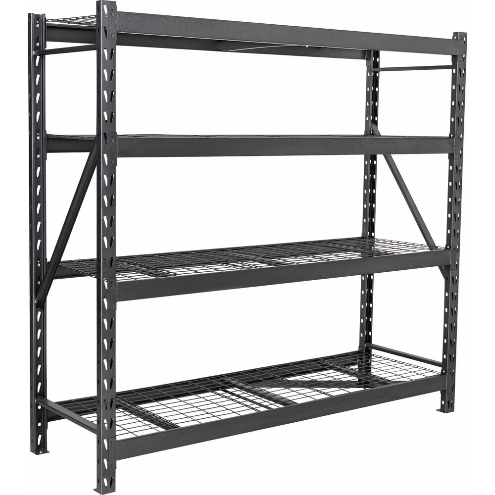 Etag&egrave;re/rayonnage d'atelier 4 tablettes 1830x1955x610mm max 2,4T DRAKKAR - 09076