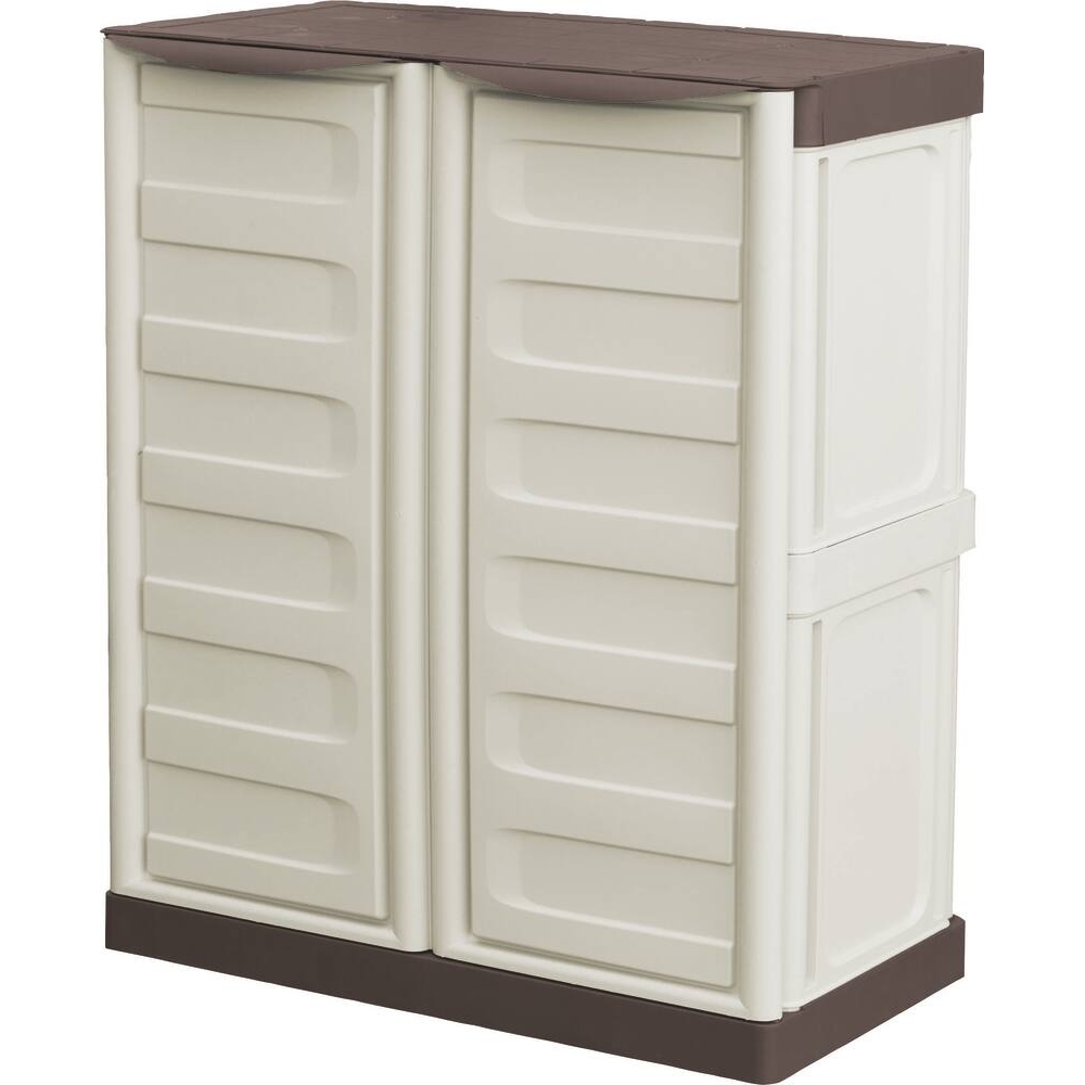 Armoire PVC 2 portes et 1 étagère 700x390x855mm - 09084