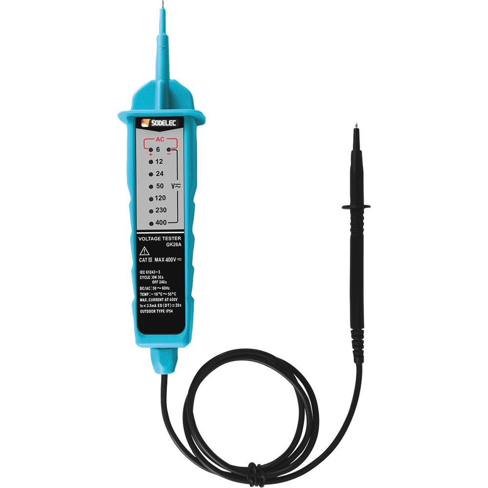 Voltmètre 6 à 400V AC/DC SODELEC - 09093