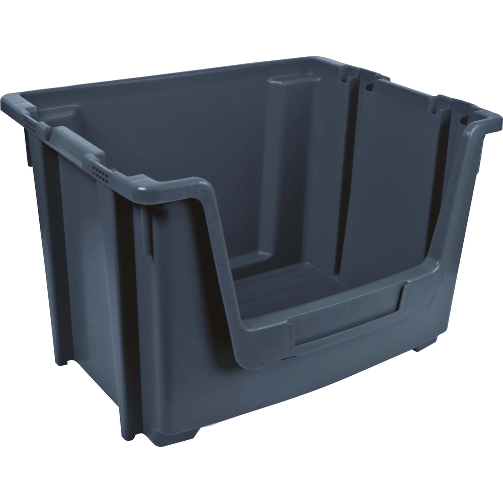 Boite a bec 50l empilable / gerbable 500x395x320mm (lxpxh) gris anthracite TAYG - 09135