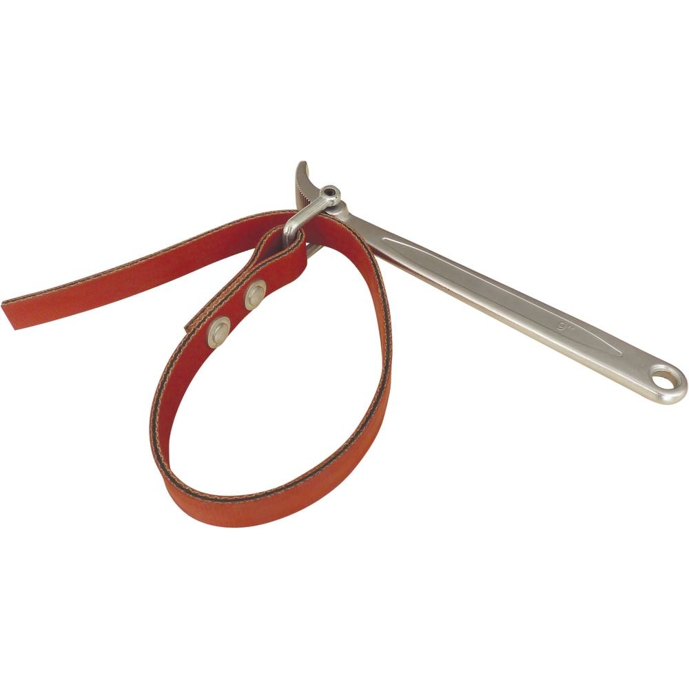 Clé à filtre à sangle en cuir 110mm max - carte DRAKKAR TOOLS - 09188