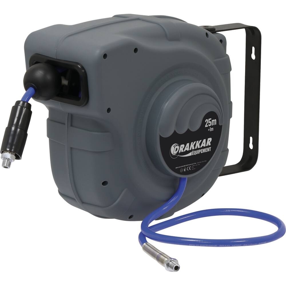 Enrouleur pneumatique automatique 25 mètres+ 1 m DRAKKAR EQUIPEMENT - 09341