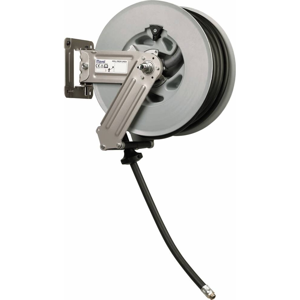 Enrouleur automatique orientable de tuyau d'air 20 bar 25m MAVEL - 09420