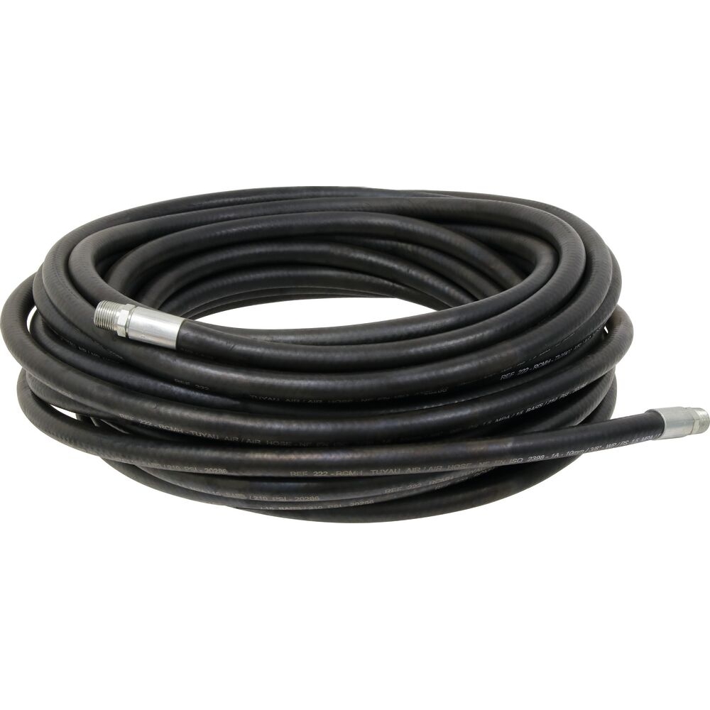 Rallonge tuyau air comprimé en caoutchouc raccords mâles 3/8