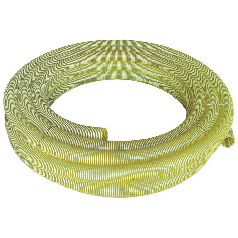 TUYAU ASPIRATION PVC JAUNE SPIRE PVC D.50MM LONG.5M - 09503