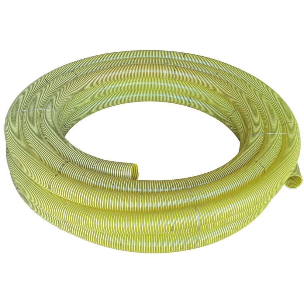 Tuyau d'aspiration PVC jaune à spire 80mm 5m - 09504