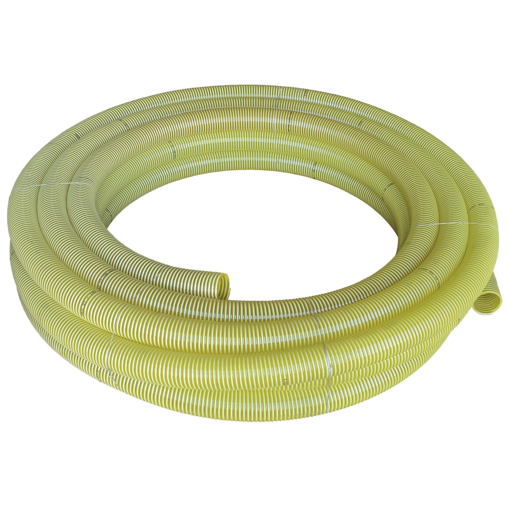 TUYAU ASPIRATION PVC JAUNE SPIRE PVC D.75MM LONG.5M - 09510