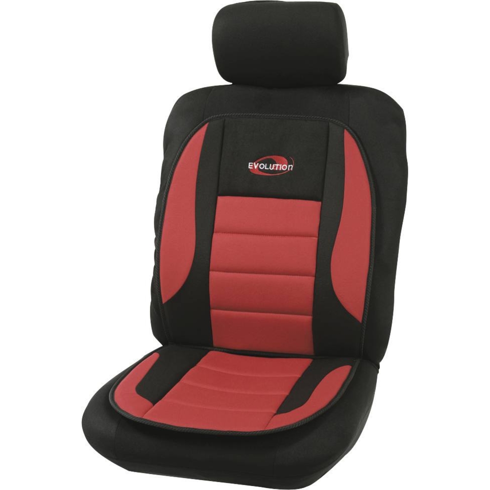 Couvre siège rouge et noir universel - 09600