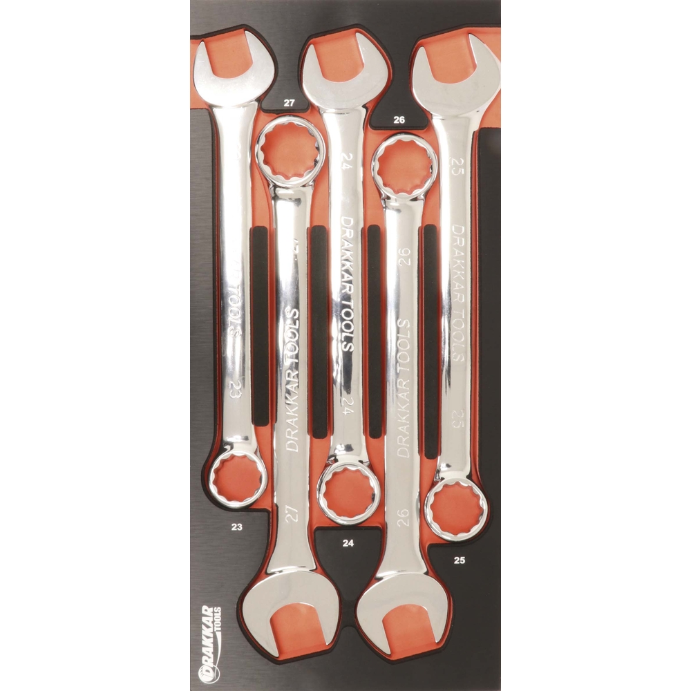 Module mousse finition metal cles mixtes 23 DRAKKAR TOOLS - 09705