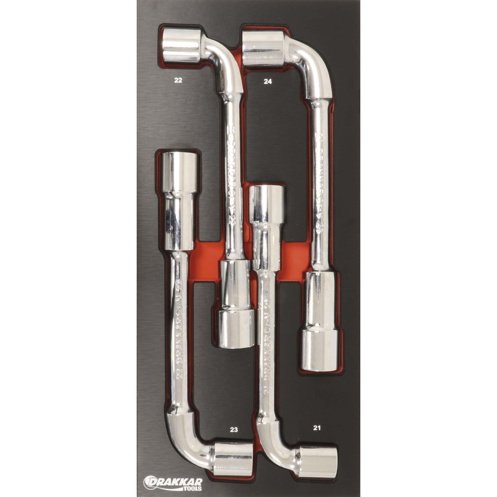 Module mousse finition metal cles a pipe 21 DRAKKAR TOOLS - 09708