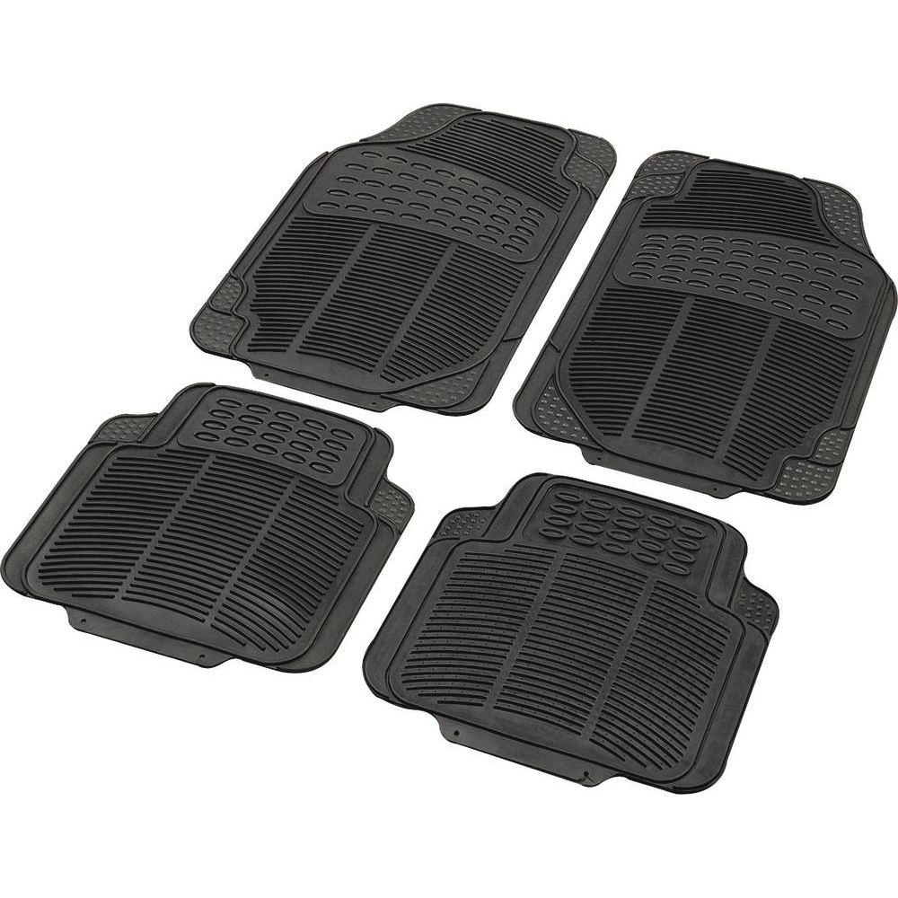 Tapis de voiture caoutchouc prédécoupé - 4 pcs - 09720