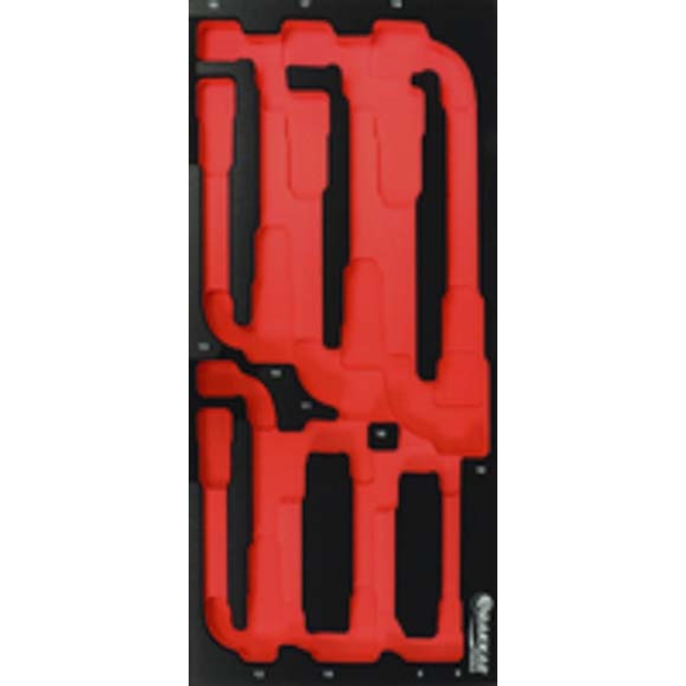 Module mousse finition metal vide cles a pipe 8 DRAKKAR TOOLS - 09757