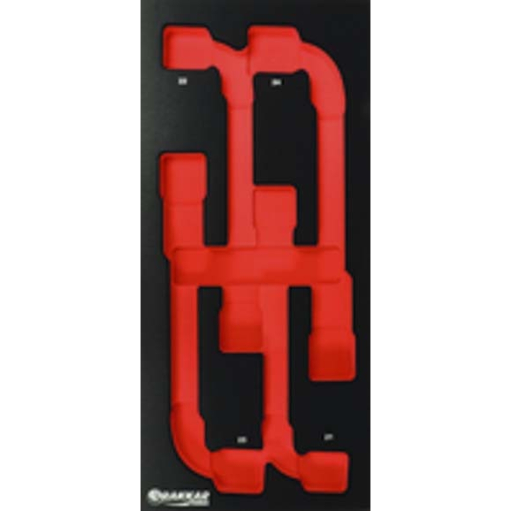 Module mousse finition metal vide cles a pipe 21 DRAKKAR TOOLS - 09758