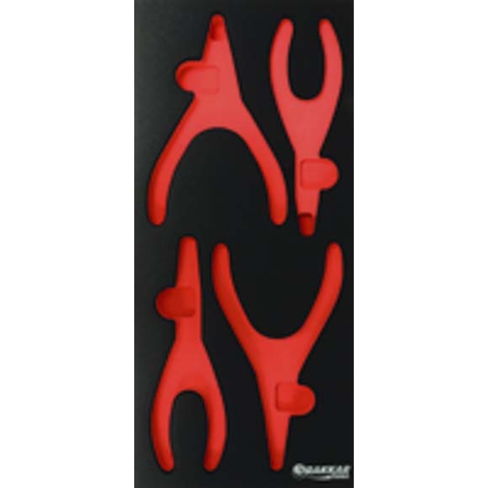 Module mousse finition metal vide pinces circlips DRAKKAR TOOLS - 09760