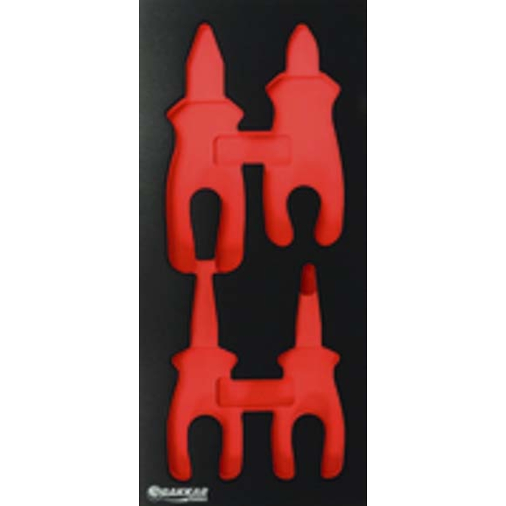 Module mousse finition metal vide pinces classiques DRAKKAR TOOLS - 09761