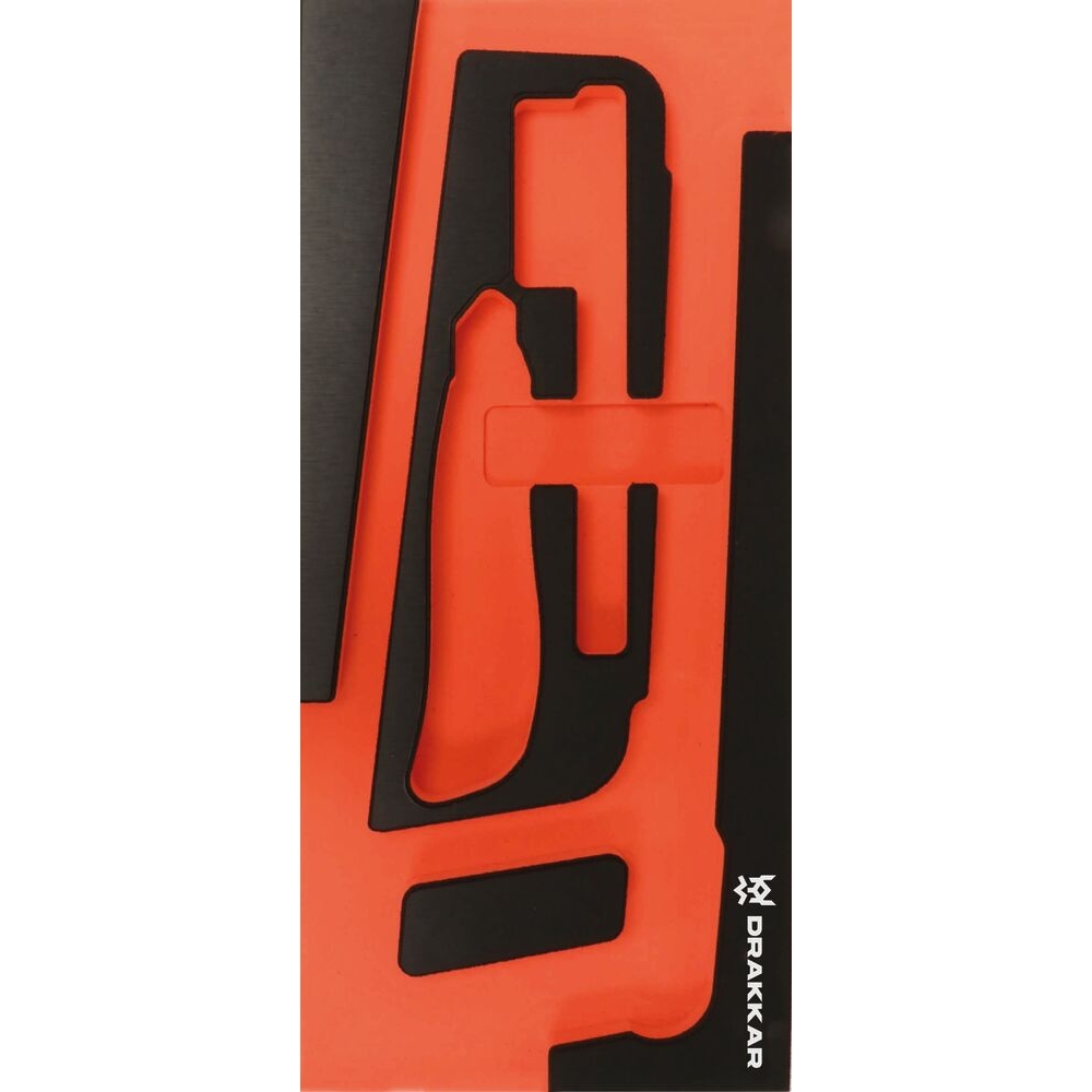 Module mousse 395x178mm métal vide pour scie/lames/cutter/brosse DRAKKAR TOOLS - 09763