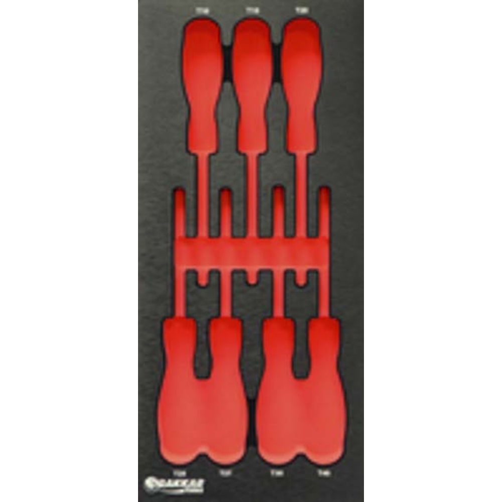 Module mousse finition metal vide tournevis torx DRAKKAR TOOLS - 09775