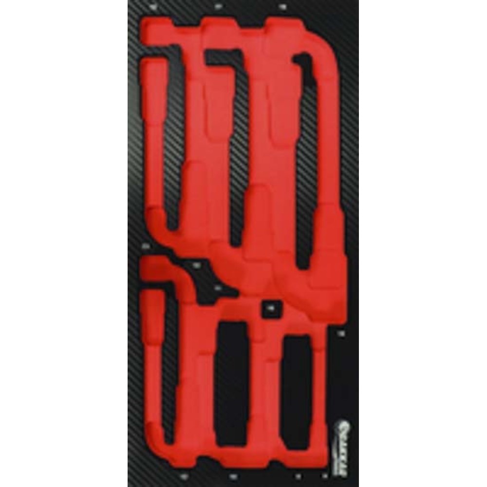 Module mousse finition carbone vide cles a pipe 8 DRAKKAR TOOLS - 09807