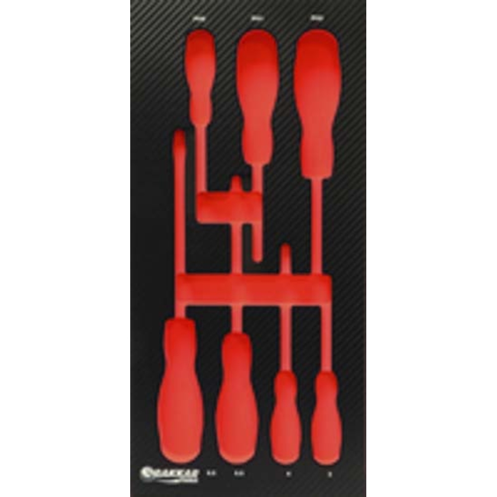 Module mousse finition carbone vide tournevis DRAKKAR TOOLS - 09815