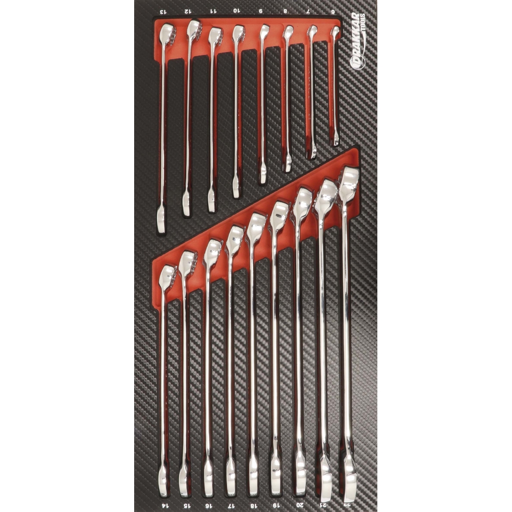 Module mousse finition carbone cles mixtes 6 DRAKKAR TOOLS - 09872