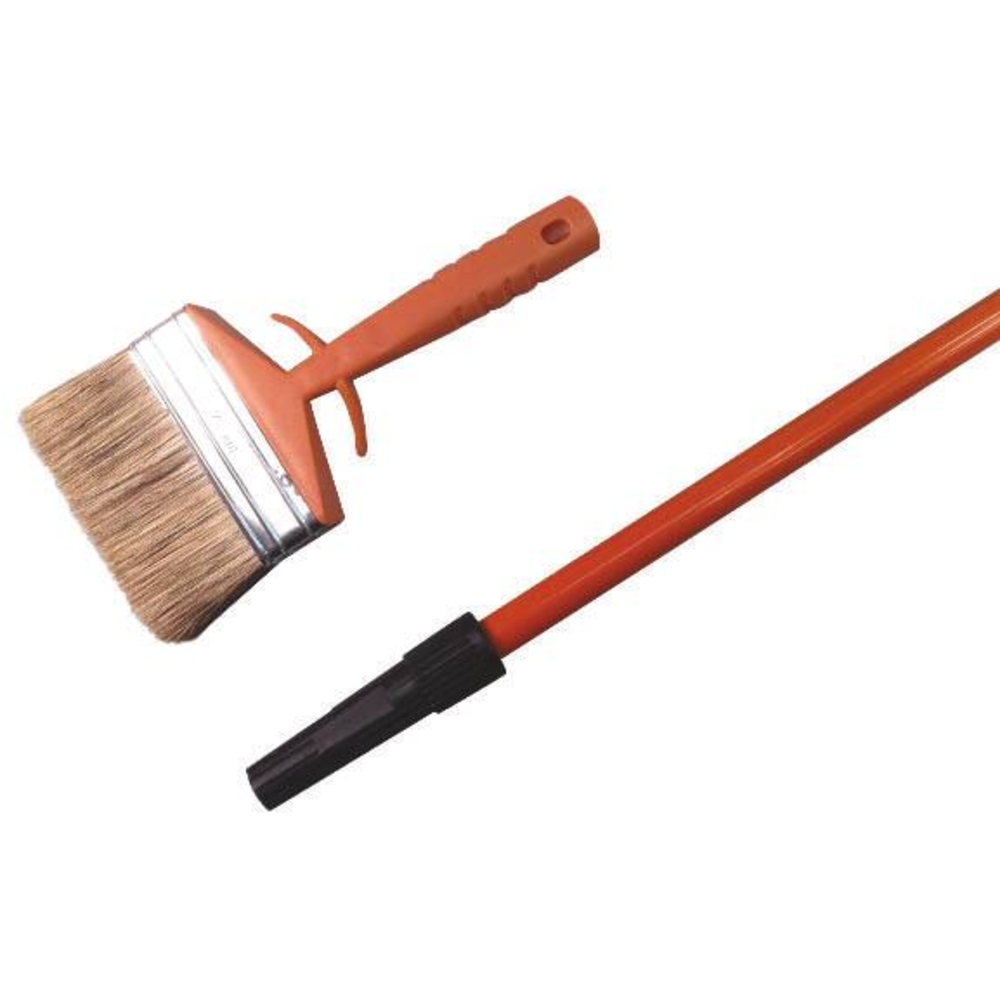 Pinceau/brosse rectangulaire 120mm pour lasure avec rallonge 1m GREEN PLAISANCE - 09969