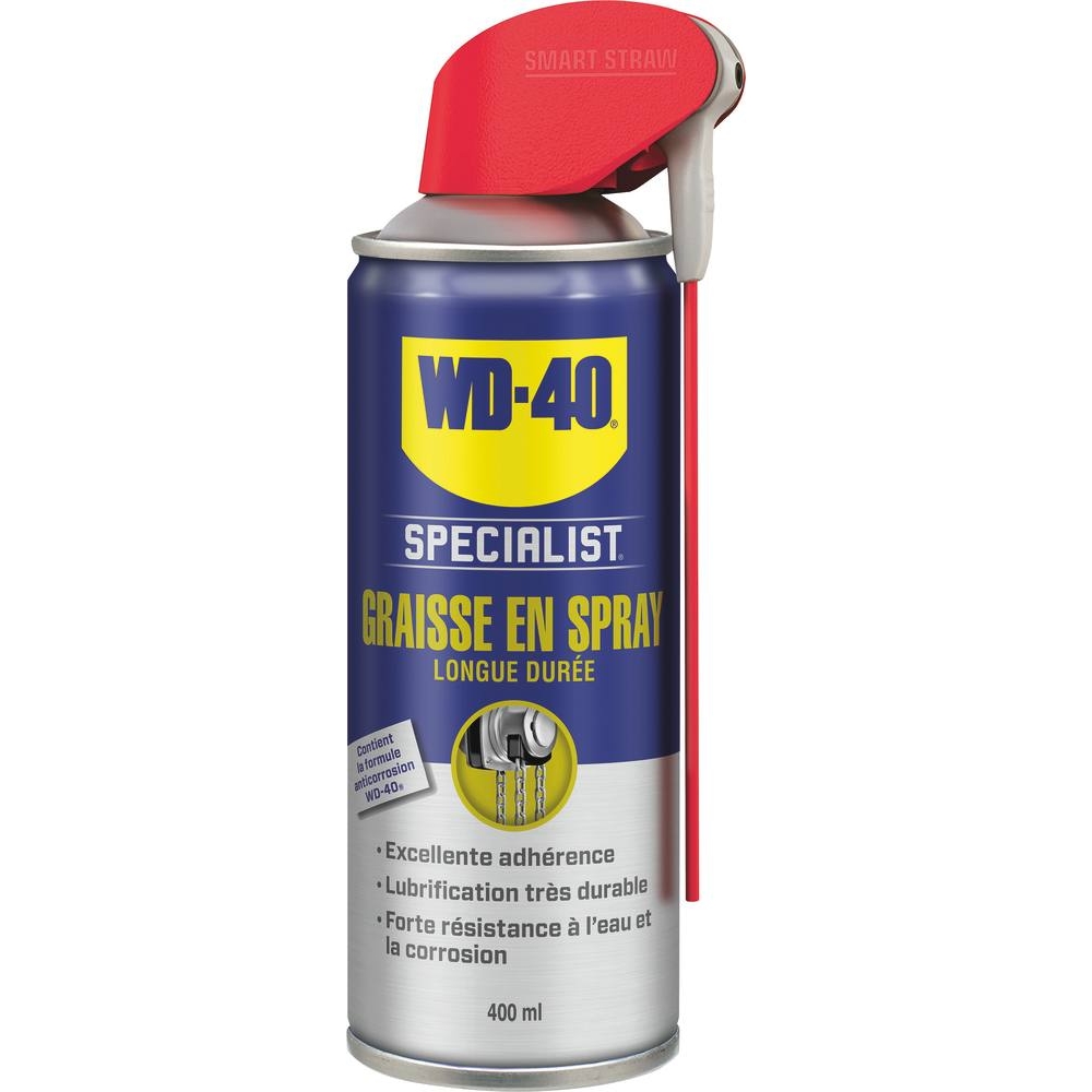 Graisse verte longue durée avec tête 2 jets - aérosol 400ml WD-40 - 09972