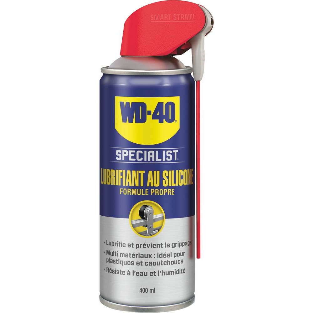 Lubrifiant au silicone avec tête 2 jets - aérosol 400ml WD-40 - 10038