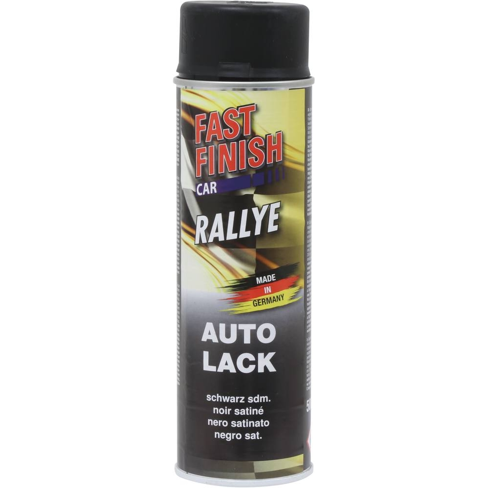 Peinture spécial carrosserie noir satiné - aérosol de 500ml MOTIP - 10044