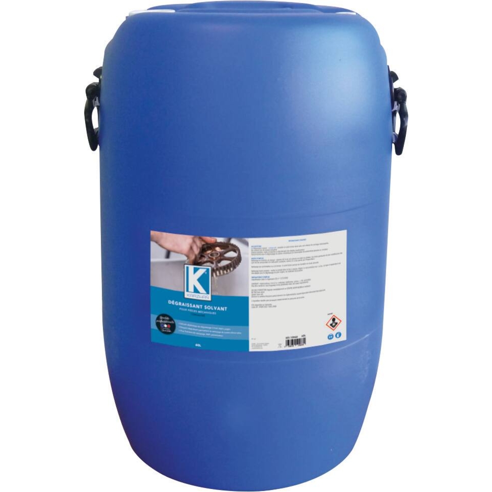 Solvant dégraissant tonnelet de 60L pour fontaine de nettoyage KARZHAN - 10068