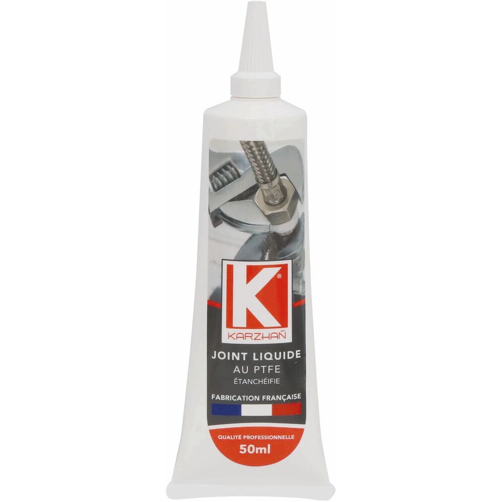 Joint liquide au PTFE pour étanchéité de raccord - tube de 50ml KARZHAN - 10159