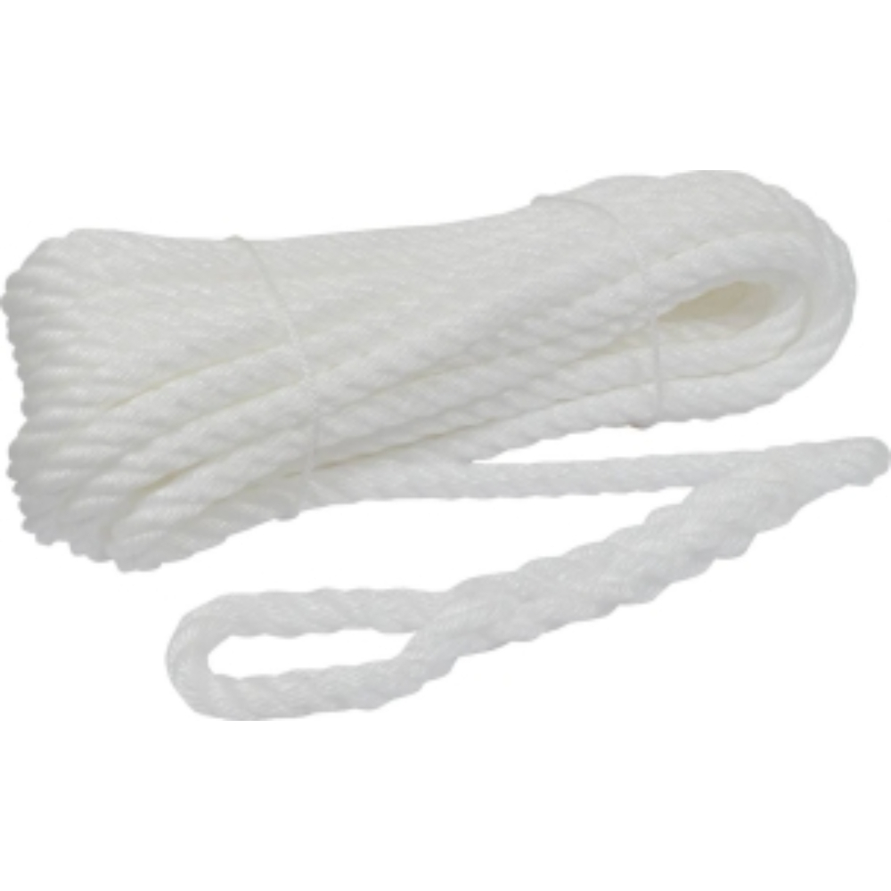 CORDAGE DE CHAR POLYPROPYLENE 15M D18 1 BOUCLE - Neutre - 10234