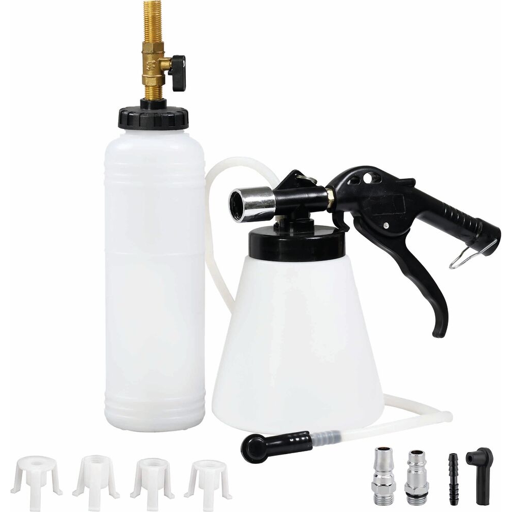 Vidangeur de circuit de frein pneumatique 1L avec bouteille de remplissage DRAKKAR - 10239