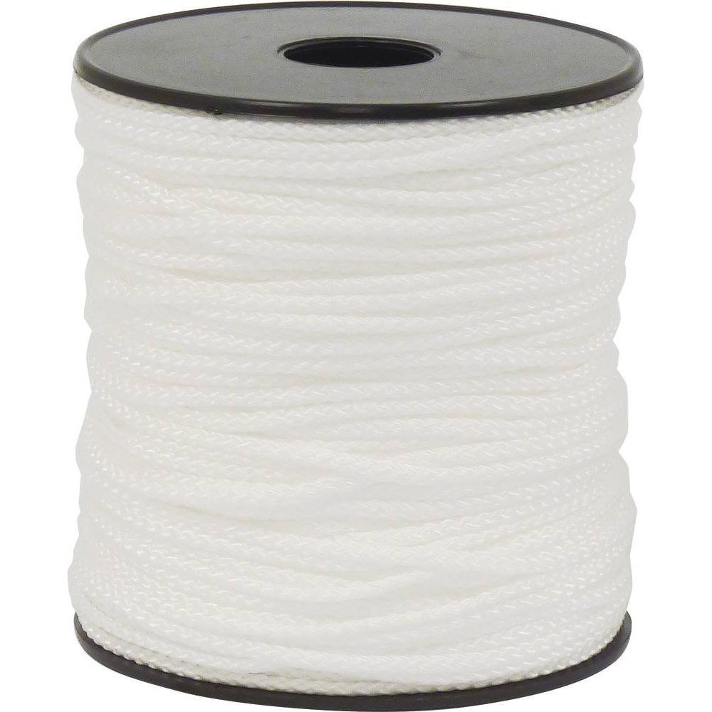 Tresse polypropylène blanche 3mm - bobine de 100m - 10264