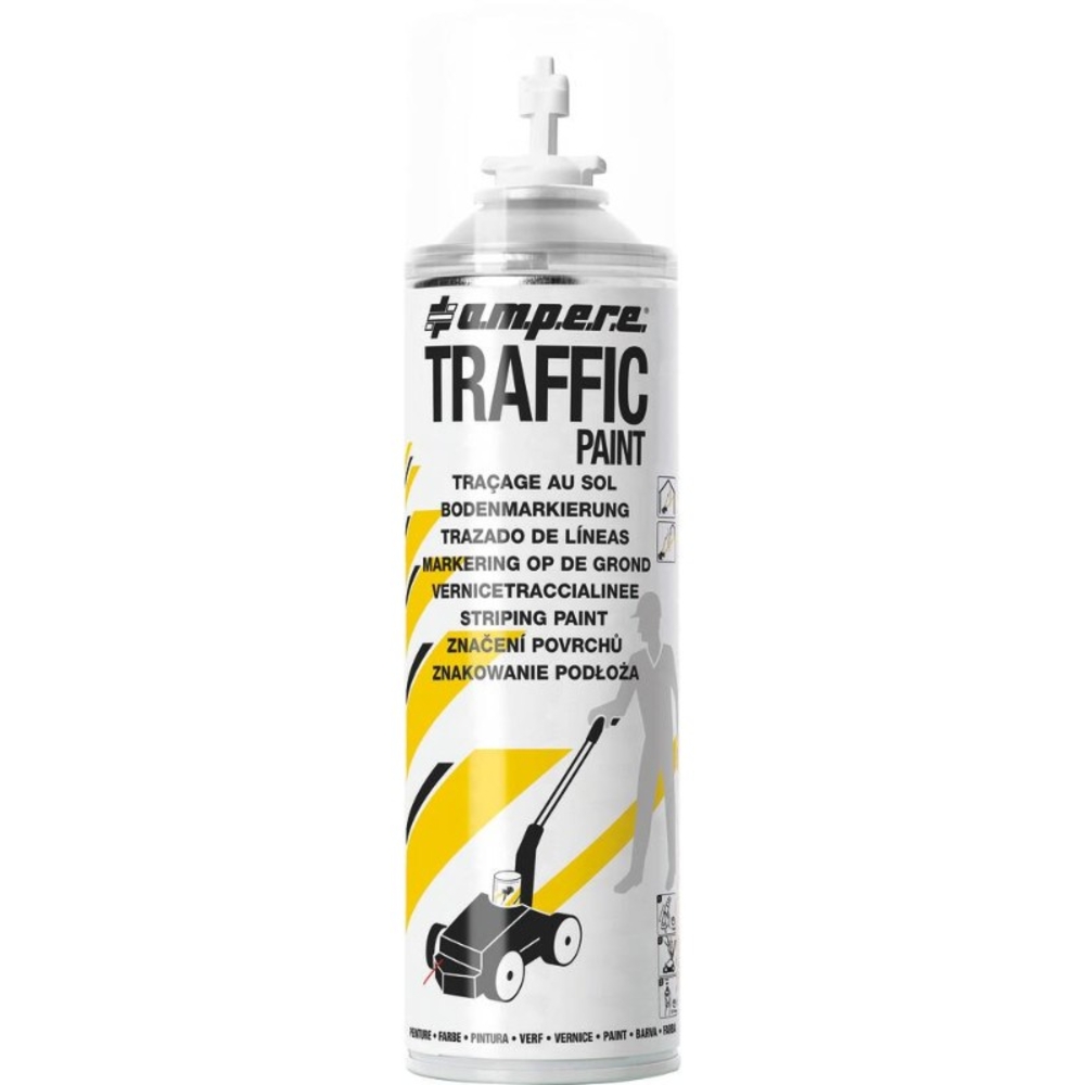 Aerosol 650ml traceur de ligne blanc AMPERE - 10270