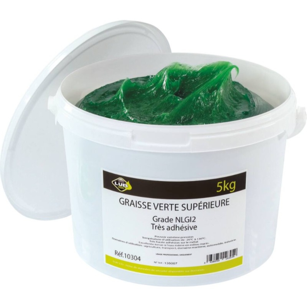 Graisse multiplex verte seau 5,1kg SODILUB - 10304