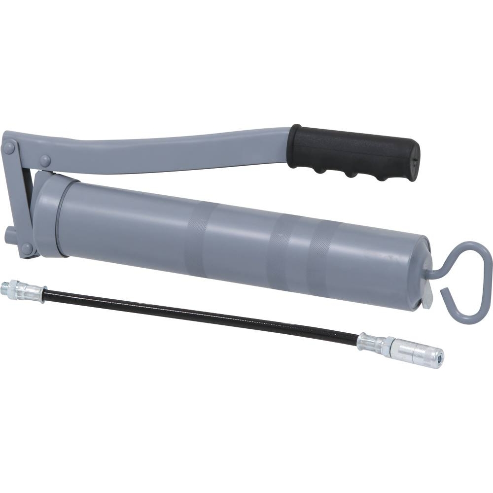 Pompe à graisse manuelle avec flexible/agrafe et valve de remplissage DRAKKAR - 10310