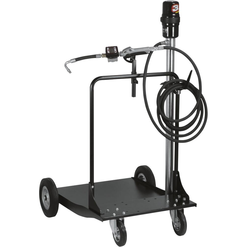 Ensemble pneumatique huile 180-220kg 3:1 avec pistolet digital et chariot 4 roues PIUSI - 10329