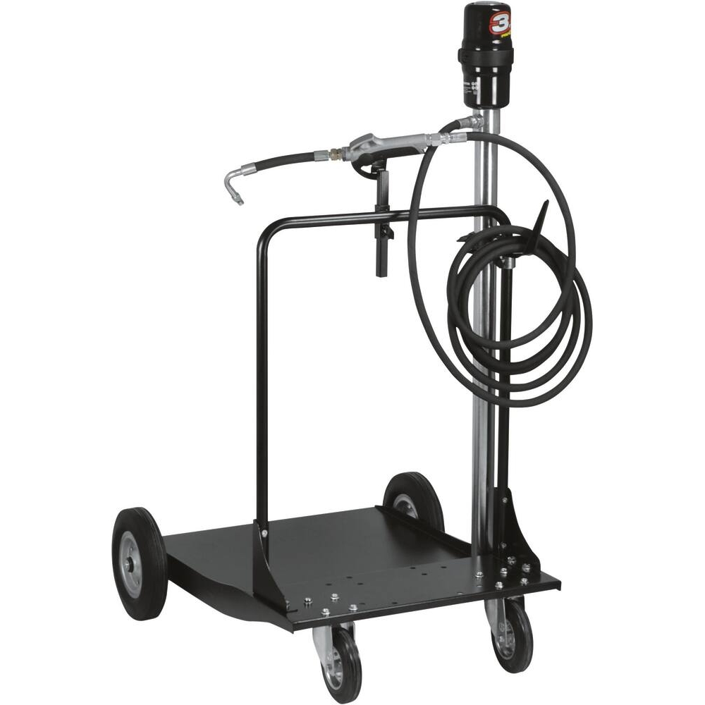 Ensemble pneumatique huile 180-220kg 3:1 avec pistolet manuel et chariot 4 roues PIUSI - 10337
