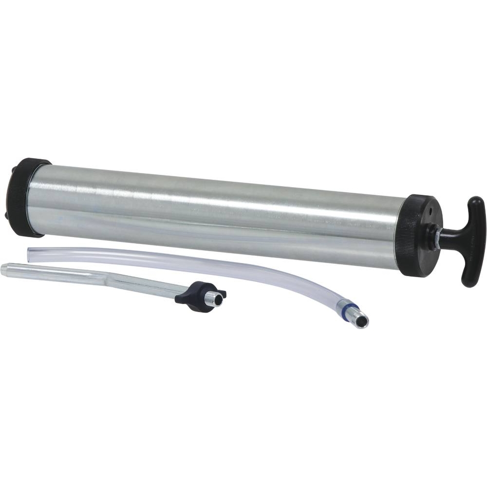 Seringue à huile acier 500ml avec tuyau 300mm et bec rigide DRAKKAR - 10371