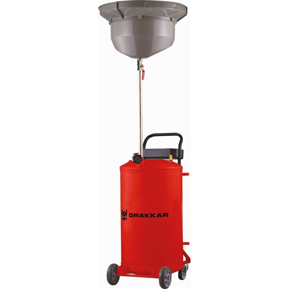 Vidangeur d'huile mobile par gravité 80L DRAKKAR - 10374